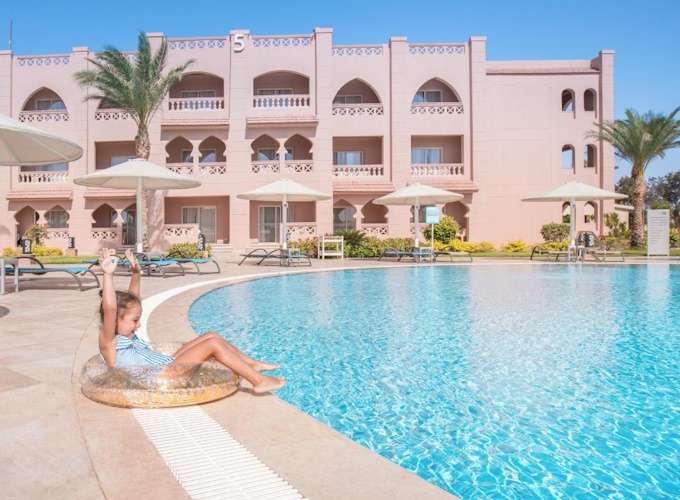 Der runde Pool für kleine Kinder im Aqua Vista Resort Hurghada