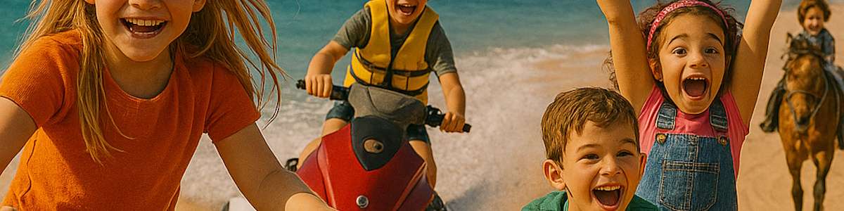 Kinder können in Hurghada viel Erleben und dabei richtig Spaß haben