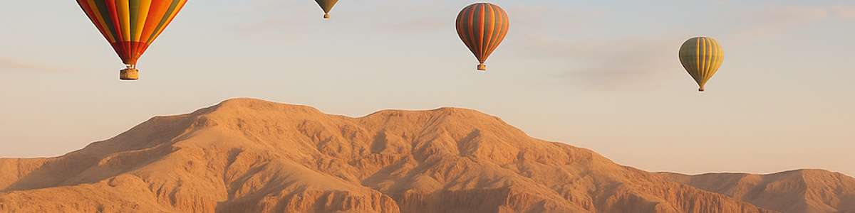 Die Geschichte und Kultur Ägyptens in Luxor von oben erleben