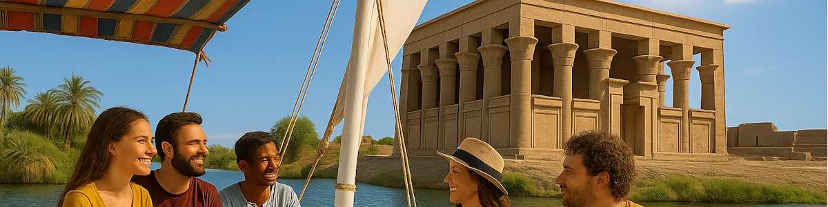 Ausflug zum Dendera Tempel ab Hurghada mit Mittagessen und Bootsfahrt auf dem Nil